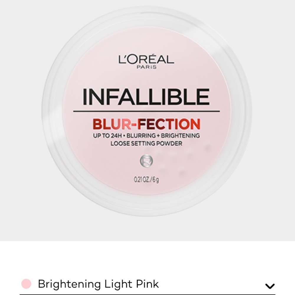 Infallible Blur-Fection Loose Setting Powder - Light Pink
